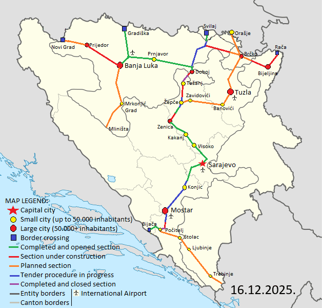 Route: Herzegovina ⇄ the Adriatic (Dubrovnik/Split)