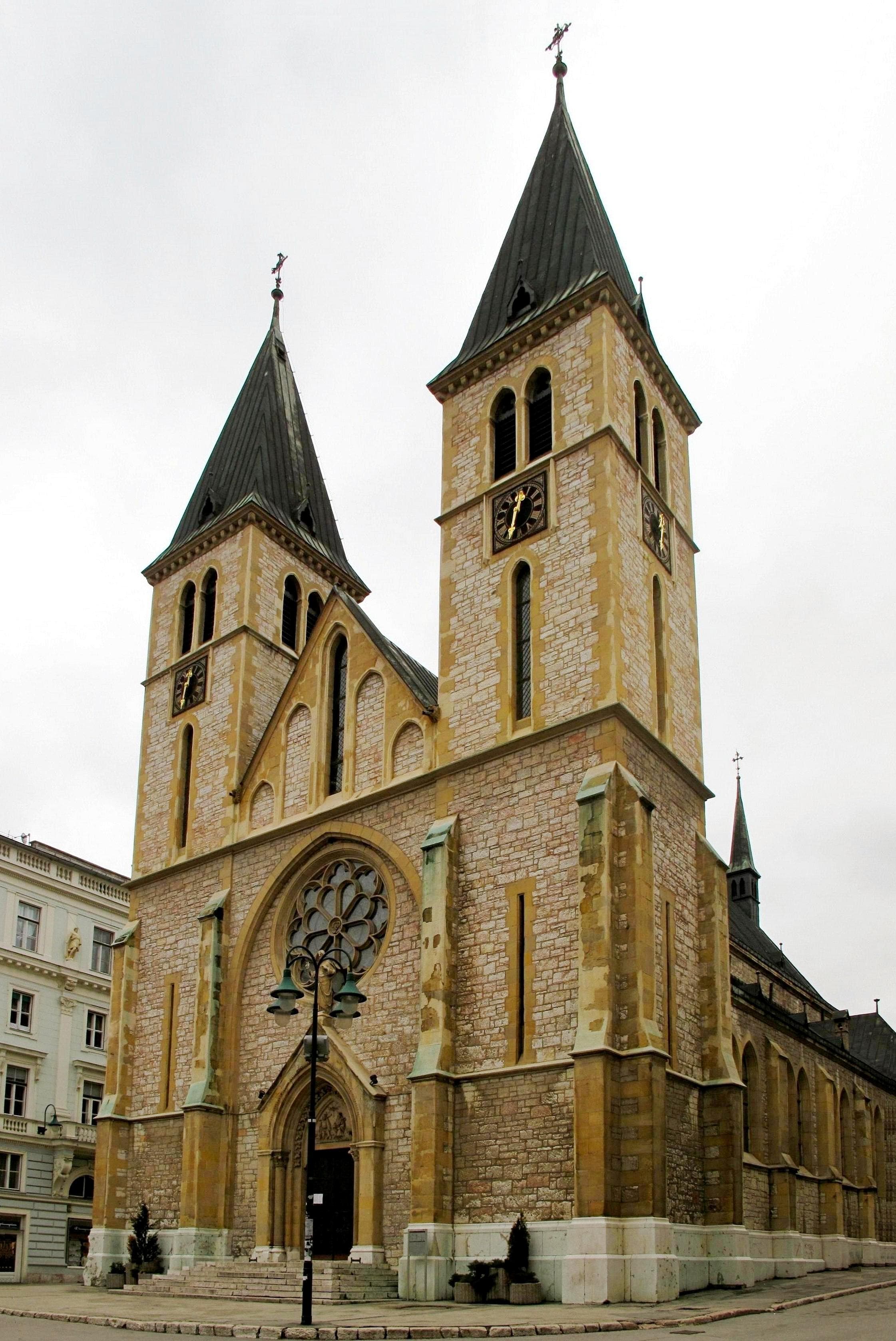 Sacred Heart Cathedral & Sarajevo Roses